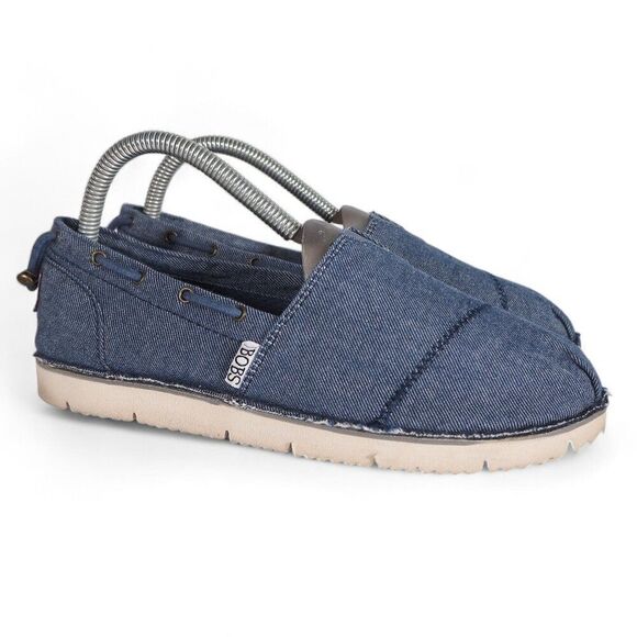 BOBS by Skechers Chill Flex New Groove Blue Denim 34315 Women's 8 - Picture 4 of 11